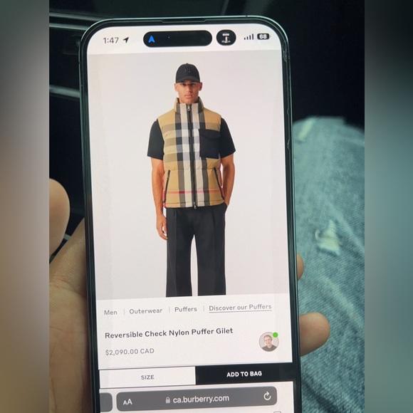 BURBERRY VEST NEW - Picture 2 of 14